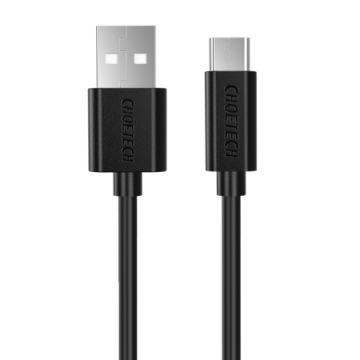 front picture of Choetech USB-A to USB-C Cable 2M 