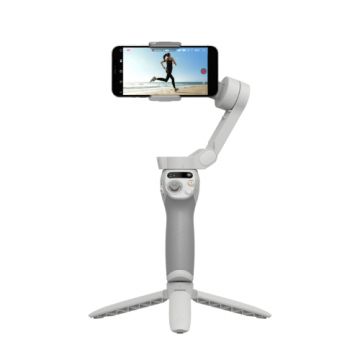 Capturing a video on DJI Osmo Mobile SE as three legged stand