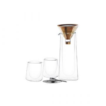 Shaze Pour Over Coffee Set The Dripper Gold 270 ml 
