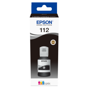 Epson112 Ecotank Pigment Black Ink Bottle
