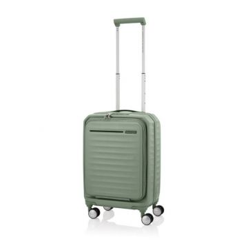 American tourister frontec 54cm in Forest with TSA Lock with USB Port

