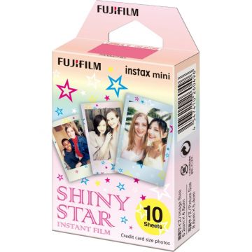 Fujifilm Instax Mini 10 Sheets Instant Film (Shiny Star)