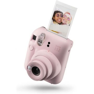 Fujifilm Instax Mini 12 Blossom Pink Camera + Instax mini Film Single pack (10 Sheets)
