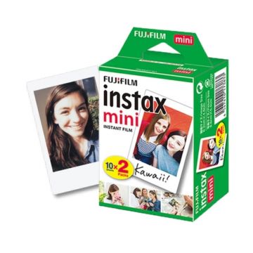 Fujifilm INSTAX Mini Twin Pack Instant Film (White)