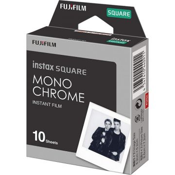FUJIFILM INSTAX SQUARE 10 Sheets Instant Film (Monochrome)