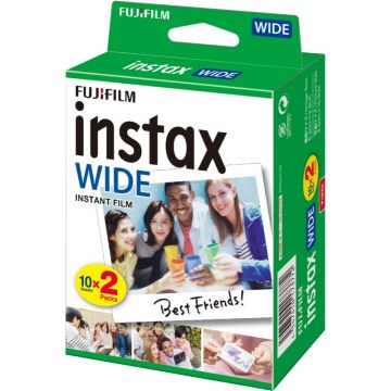 Fujifilm Instax Wide 2 Pack Instant Film (White)