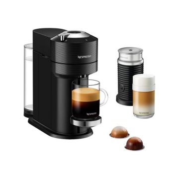 Nespresso Vertuo Next Bundle Coffee Machine (Black) - GCV1-BK-BU