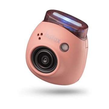Perspective view of Fujifilm INSTAX PAL Digital Camera in Pink
