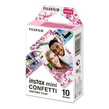 Fujifilm Instax Mini 10 Sheets instant Film (Confetti)