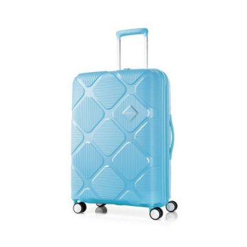 American Tourister Instagon Pastel Blue 69cm Luggage with TSA Lock with USB Port

