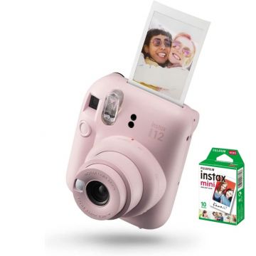 Fujifilm Instax Mini 12 Instant Camera with Instax Instant Film (Blossom Pink)