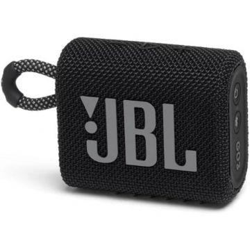 JBL GO 3 Portable Wireless Speaker (Black)
