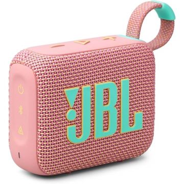 JBL GO4 Portable Bluetooth Speaker (Pink)