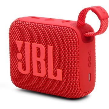 JBL GO4 Portable Bluetooth Speaker (Red)