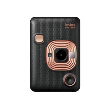 Fujifilm Instax Mini Liplay Instant Camera (Elegant Black)