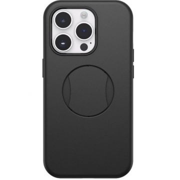 Perspective view of OtterBox OtterGrip Symmetry case for iPhone 15 Pro Max.