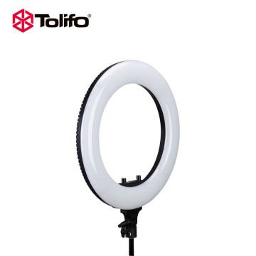 Tolifo R-40B AC/DC BK 40W LED ring light for Smart phones