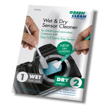 Green Clean Wet & Dry Sensor Cleaner Set - Non Full Frame Size (SC-6070)