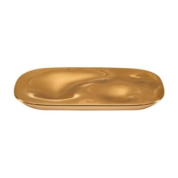 Shaze The Flow Serving Platter (Gold)
