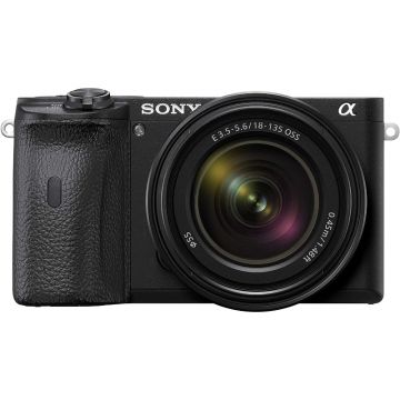 Sony a6600 Mirrorless Camera with E 18-135mm f/3.5-5.6 OSS Lens Front View