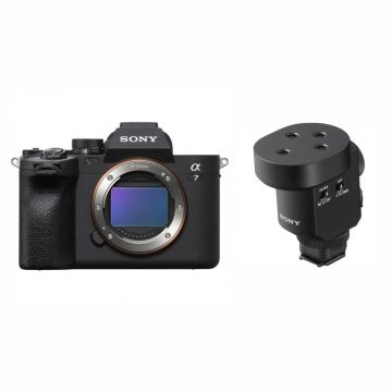 Sony a7 IV Mirrorless Camera and Shotgun Microphone