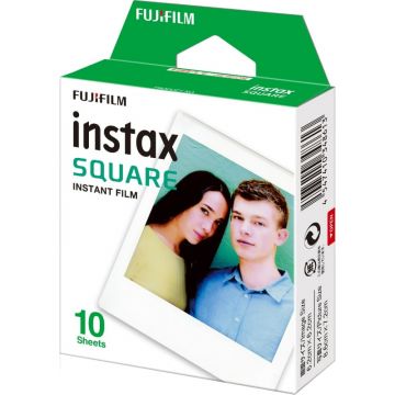 Fujifilm Instax Square 10 Sheets Instant Film (White)