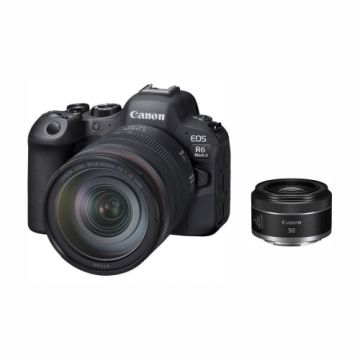 Canon EOS R6 Mark II Mirrorless Camera with RF 24-105mm f/4 L IS USM Lens - PRE-ORDER OFFER - LENS RF50MM F1.8 STM worth AED 1,000 free