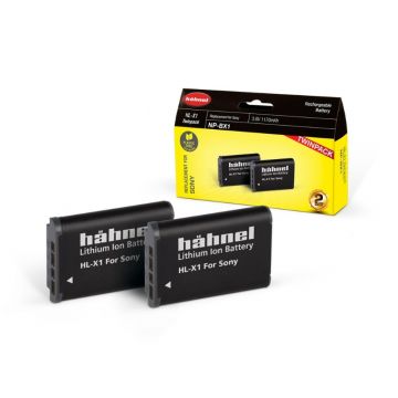 Hahnel HL-X1 Twin Pack Batteries for Sony (NP-BX1)