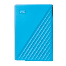 WD 2TB My Passport USB 3.2 Gen 1 External Hard Drive-Blue