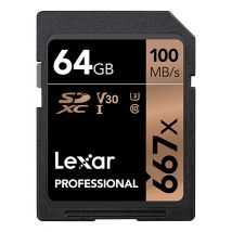 Lexar Professional SD(667x) 64GB SD Card