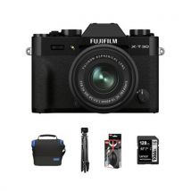 Fujifilm X-T30 II Mirrorless Camera With XC 15-45mm Lens Kit Black