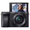Sony A6400 Mirrorless Camera with 16-50mm F/3.5-5.6 Lens with its 180° Tilting Touchscreen LCD