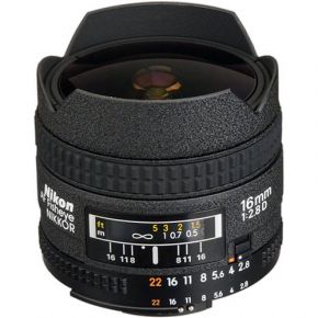 Nikon AF 16mm F/2.8D Fisheye Lens