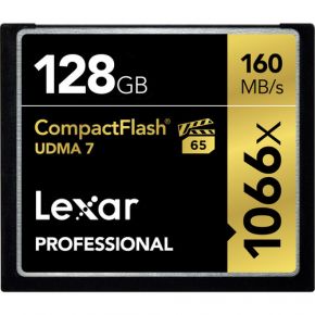 Lexar LCF128CRBEU1066 COMPACTFLASH (1066X) 128GB Card
