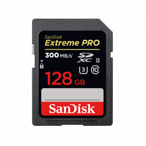 SanDisk Extreme Pro 128GB 300 MB/S Memory Card  (SDSDXPK-128G-GN4IN)