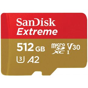 SanDisk Extreme micro SDXC UHS-I Card - 512GB