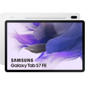 Samsung Galaxy Tab S7 FE 12.4 Inch 64GB Wi-Fi Android Tablet Mystic Silver