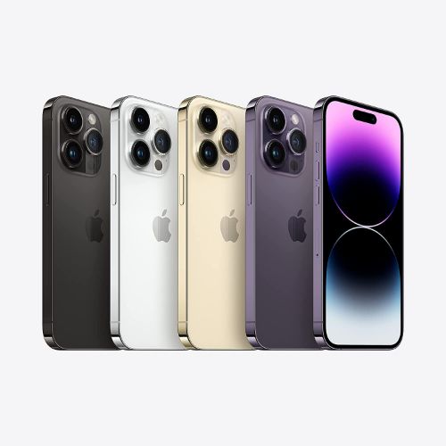 Iphone 14 pro Max comes in Space Black, Silver, Gold and Deep purple 