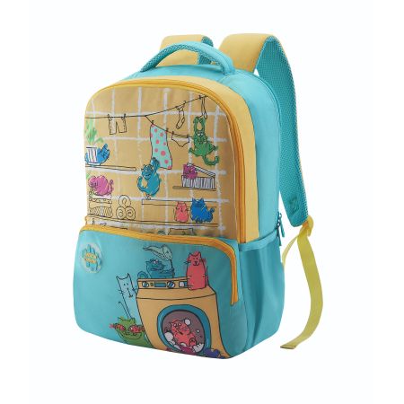 Picture of American Tourister DIDDLE Backpack 02 (Turquoise/Yellow)