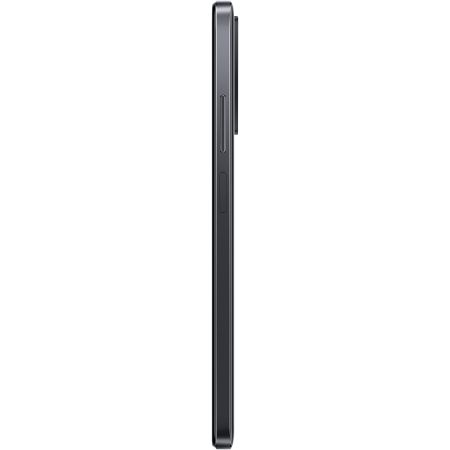 Side Picture of REDMI NOTE 11 6GB+128GB in graphite gray colour displaying its super slim look, power buttons and volume keys